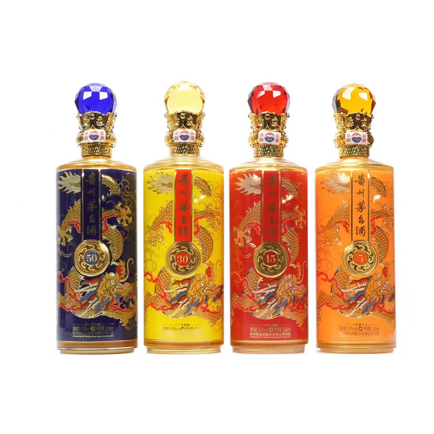 [酒别重逢]贵州茅台酒 巴拿马金奖百年珍藏53度500ml*4瓶酱香型白酒 珍藏版套装高清大图