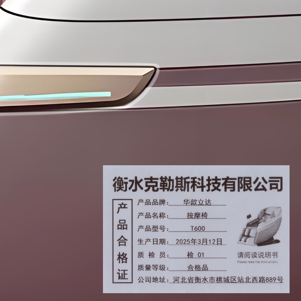 华歆立达 按摩椅 T600 台高清大图
