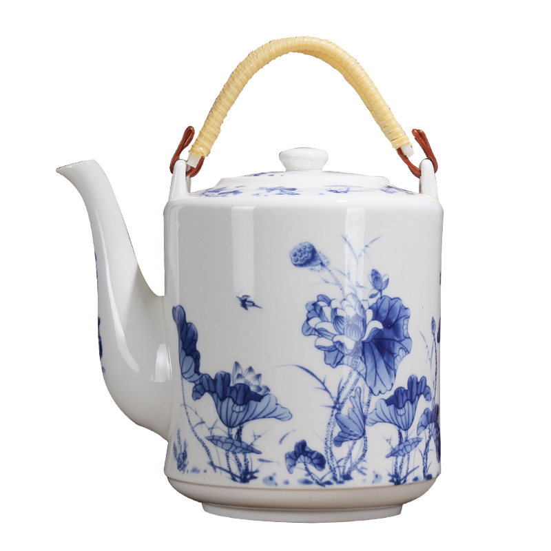 lichen景德镇陶瓷材质水壶提梁壶