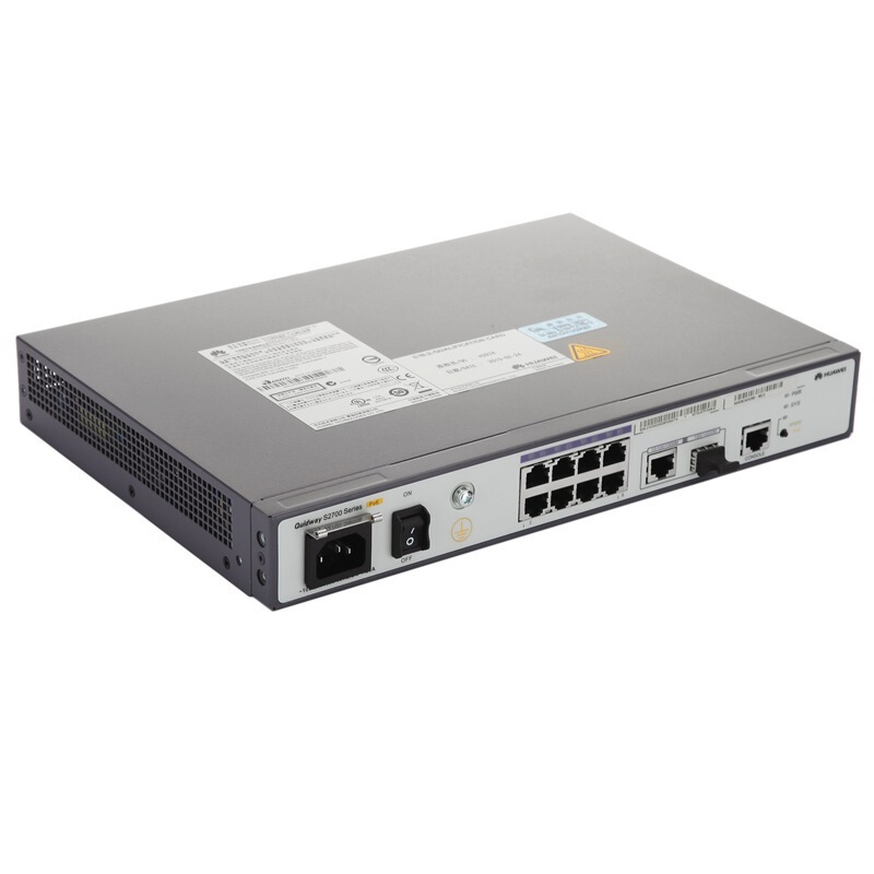 华为(HUAWEI)S2700-9TP-PWR-EI以太网智能8口百兆接入交换机 优享服务
