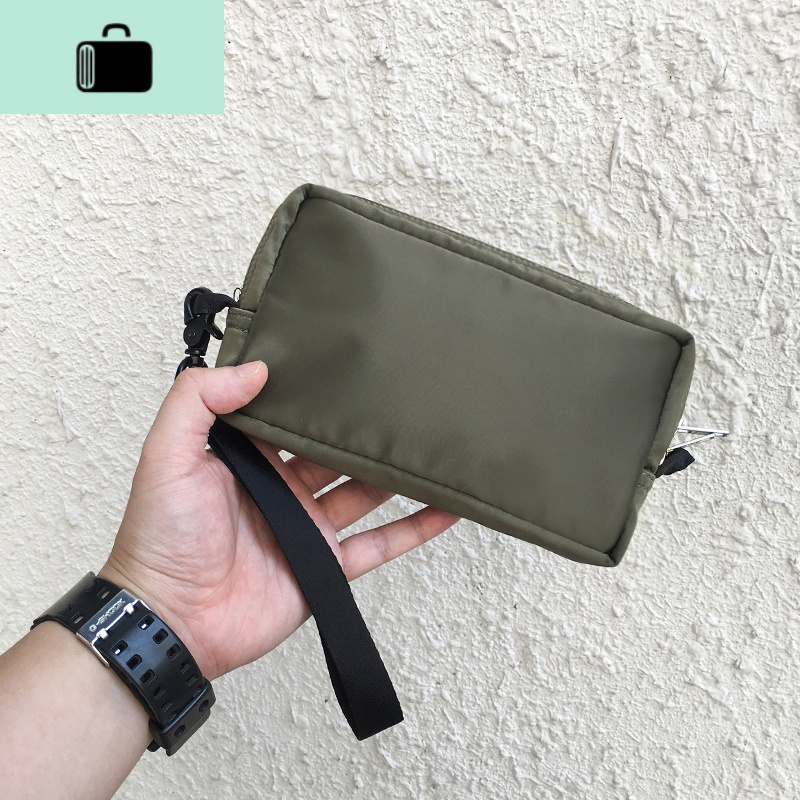 日系手拿包潮牌同款WALLET男女款尼龙手拎包HANDBAG休闲长款钱包NEW LAKE女手包