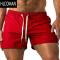 HLCOMAN男士运动短裤男夏季薄款速干透气沙滩裤健身跑步训练三分裤美式