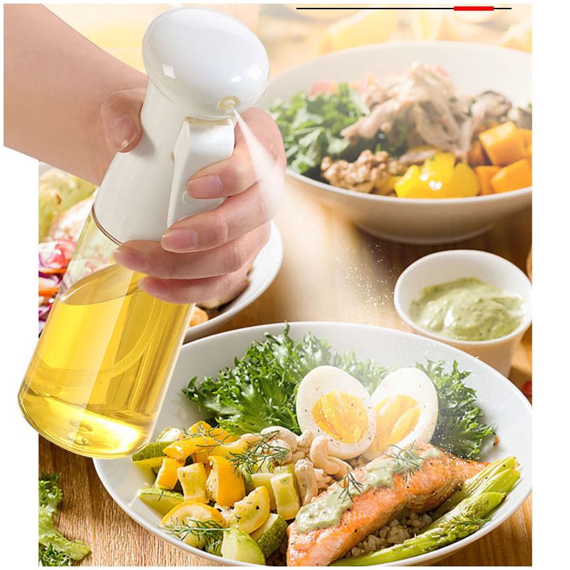 雾化喷油瓶厨房食用油喷雾瓶家用油喷器烧烤油瓶高压喷油壶分装瓶