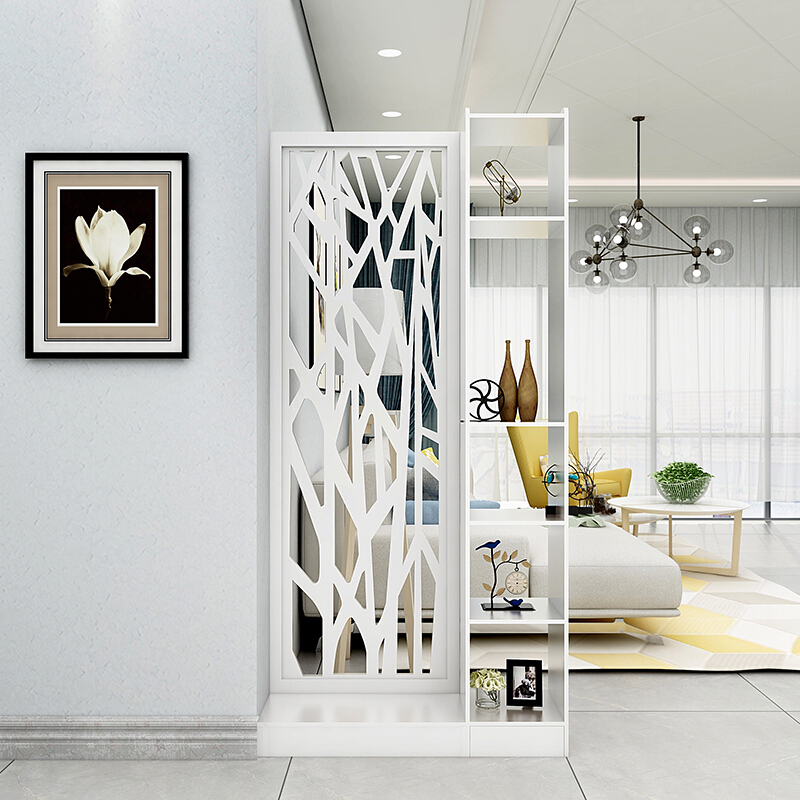 欧式客厅镂空花玄关柜屏风隔断简约现代厅柜间厅柜置物储物柜隔断柜高