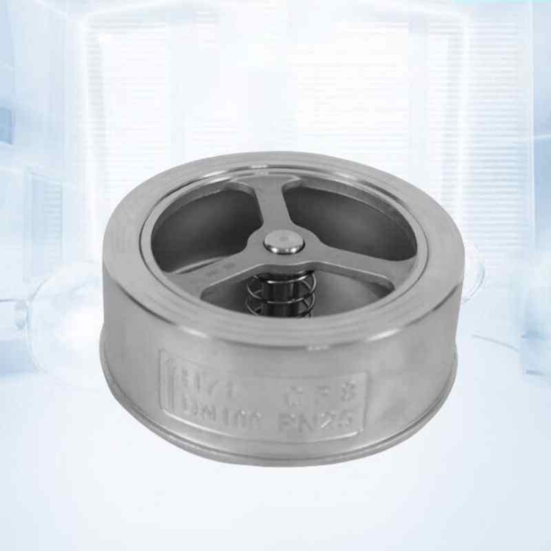 XH对夹式止回阀304不锈钢升降式单向阀逆止阀DN40/批发高清大图