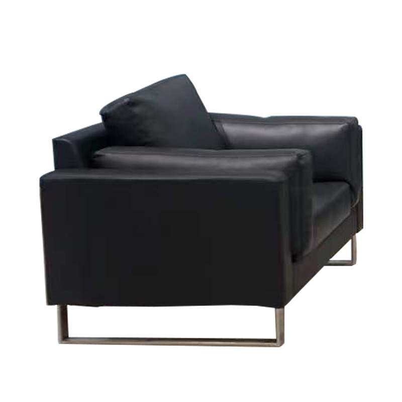 匡大 办公沙发 皮艺沙发 办公室接待沙发 牛皮 单人位 KDT688高清大图