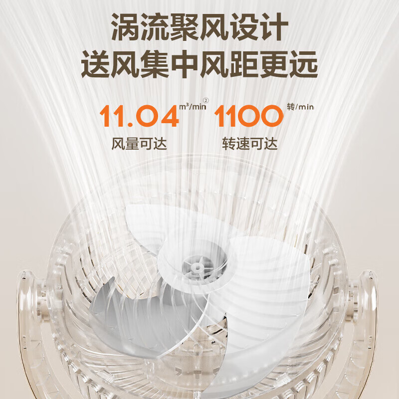 苏泊尔(SUPOR)空气循环扇电风扇小风扇办公室桌面风扇小型迷你便携壁挂电风扇宿舍台式电扇伴侣 EFC-105A-15高清大图