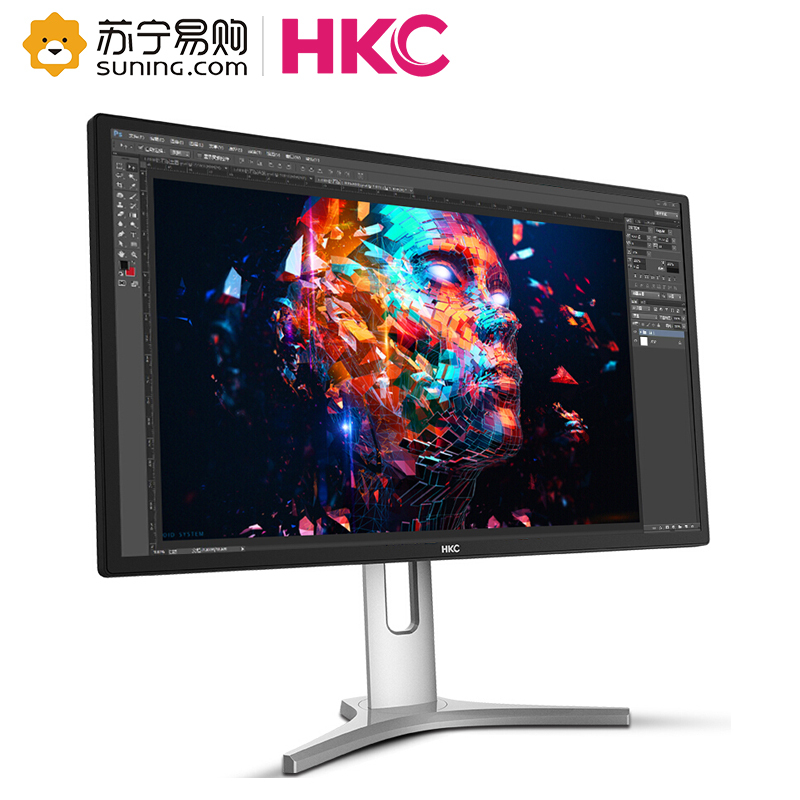 惠科(HKC)T7000钻石版 27英寸2k显示器IPS专业设计绘图10.7亿色99%AdobeRGB旋转升降竖屏