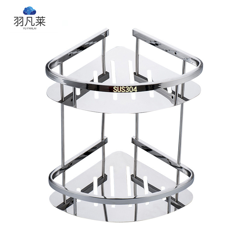 羽凡莱 浴室加厚三角架转角架 双层 个高清大图