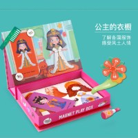 美乐童年想象力磁贴游戏盒-公主的衣橱