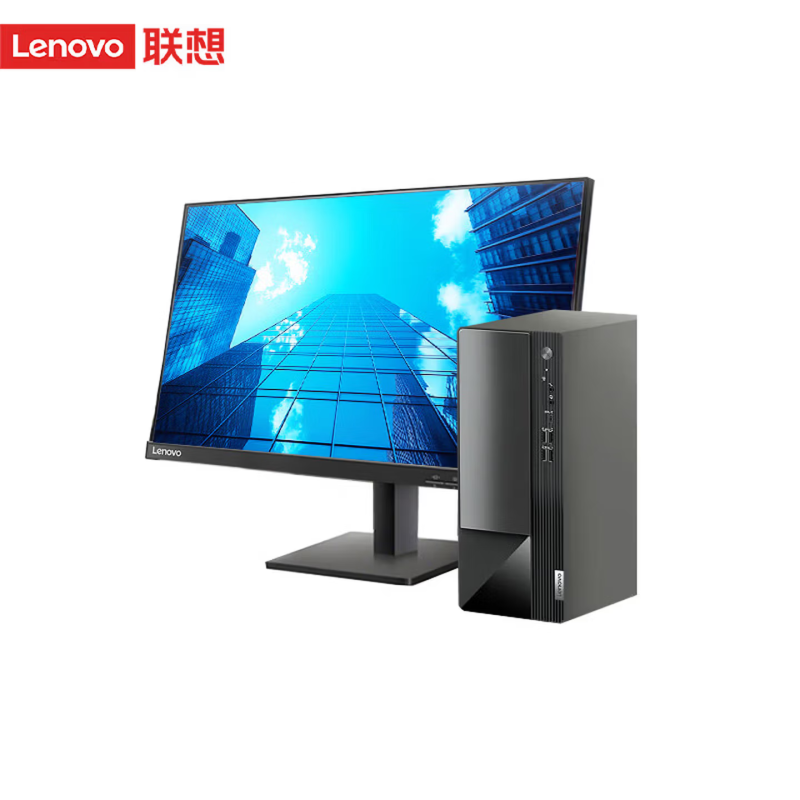 联想(Lenovo)扬天M460 高性能商用办公台式机升级 i7-14700/32G/1T+2T机械/4G独显+23.8高清大图