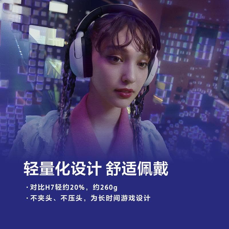 索尼(SONY) INZONE H5性能之选无线电竞耳机 2.4GHz 3.5mm H7更新款游戏耳机WH-G500黑色图片