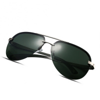 YJ00073-4Men Sunglasses 男户外太阳镜驾驶墨镜偏光枪框墨绿片送女朋友七夕情人节礼物