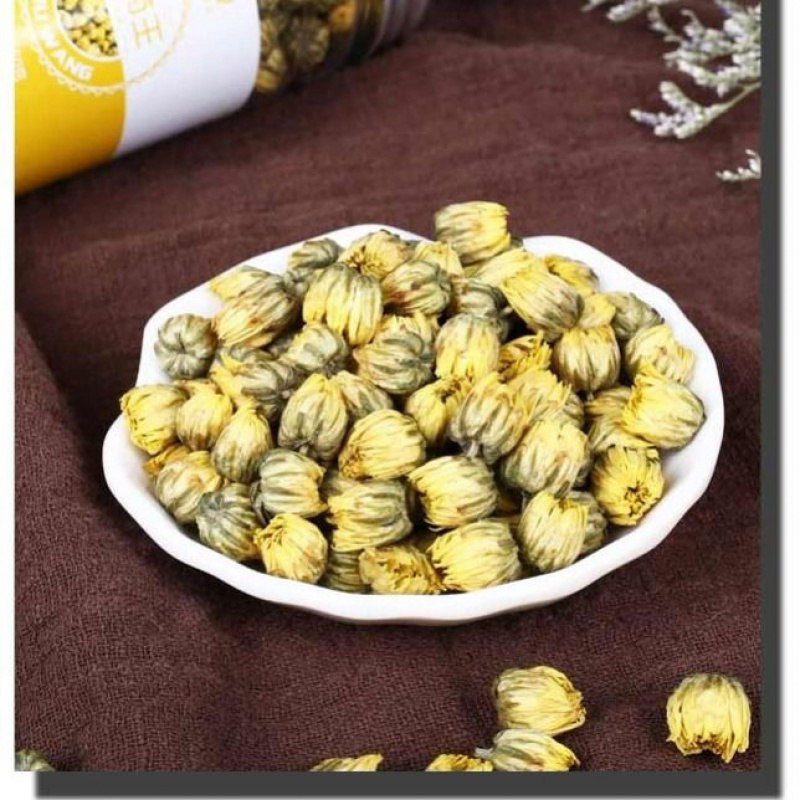 胎菊1罐 菊花茶桐乡胎菊王野菊花茶叶杭白菊清热去火玫瑰蒲公英花茶组合