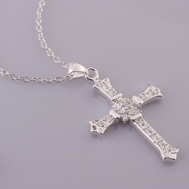 N633 Women Silver Necklace 镀925纯银女项链日韩版锁骨链潮人送女朋友七夕情人节礼物
