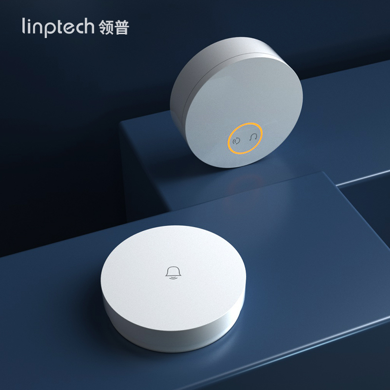 领普科技(linptech) 小米米家联动门铃不用电池无线远距离穿墙遥控防水智能无线门铃 普通版一拖二门铃套装
