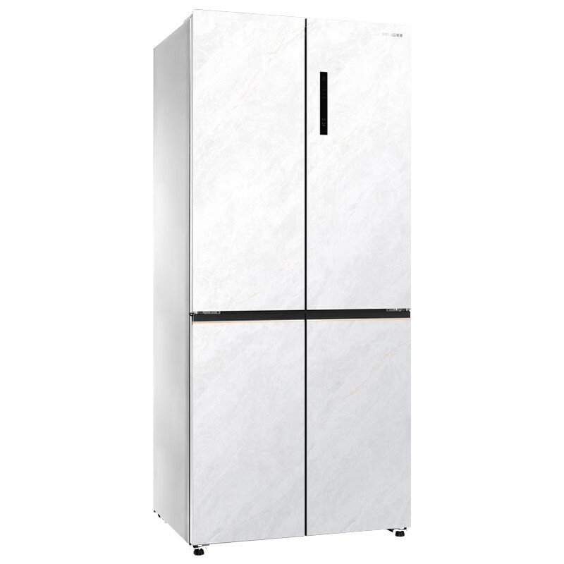 美菱bcd600wup9bt雪山白对开门冰箱600l一级效能家用双变频风冷无霜