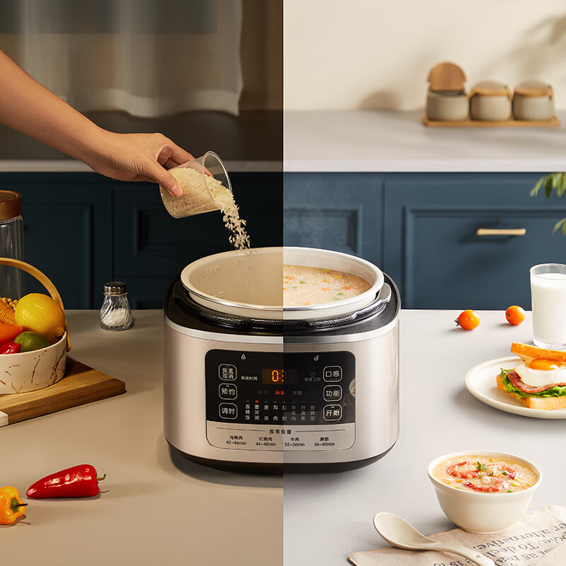 小熊(bear)5L家用大容量电压力锅YLB-B50H5高清大图