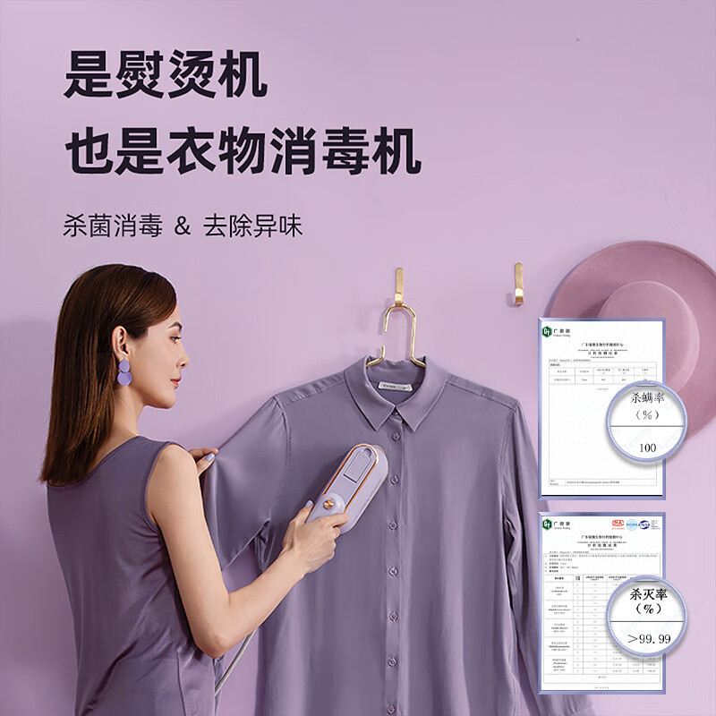 大宇DAEWOO 家用手持蒸汽熨烫机熨斗 HI-029-ZI高清大图