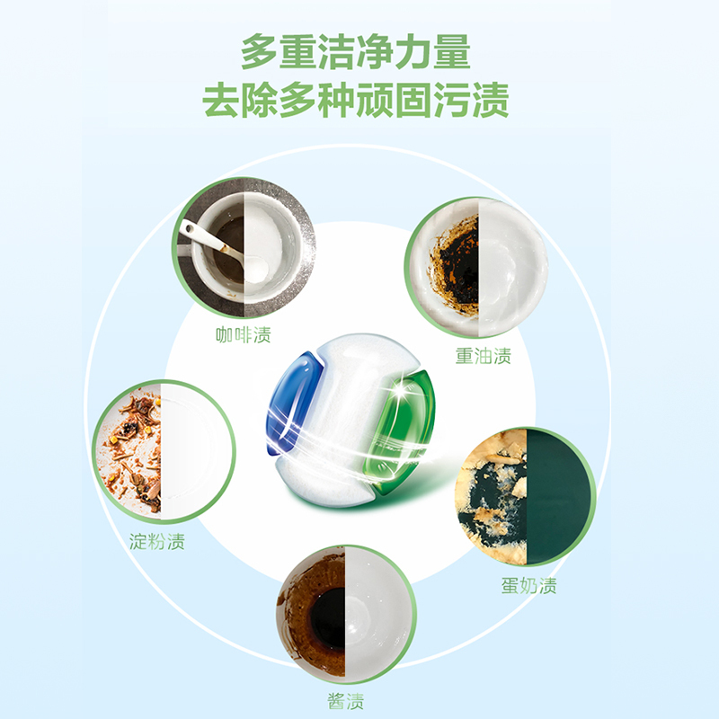 超能洗碗机专用洗碗凝珠300g*2盒速溶快速去油除菌除味家庭实惠装