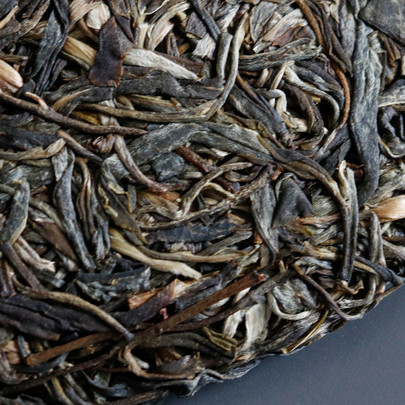 [2021版]草根先生云南大叶普洱茶生茶倚邦古树纯料一口料圆茶饼357克七子饼茶普洱茶叶手工压制