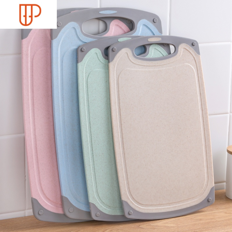 家用秸秆切菜板子砧板粘板厨房刀板塑料擀面板水果案板菜板国泰家和