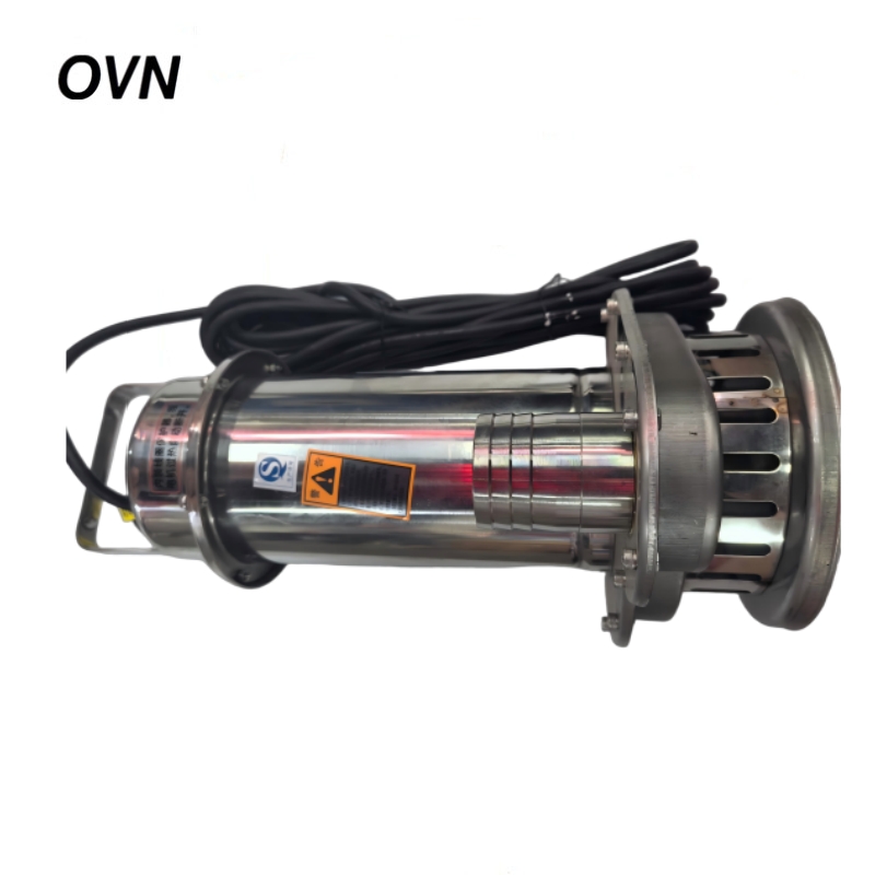 OVN 不锈钢潜水泵污水泵 WQD4-15-0.55S 1寸 台高清大图