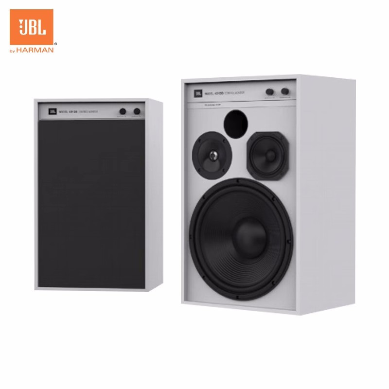 JBL 4312G高保真HiFi发烧专业演播室录音棚工作室胆机音箱 白色高清大图