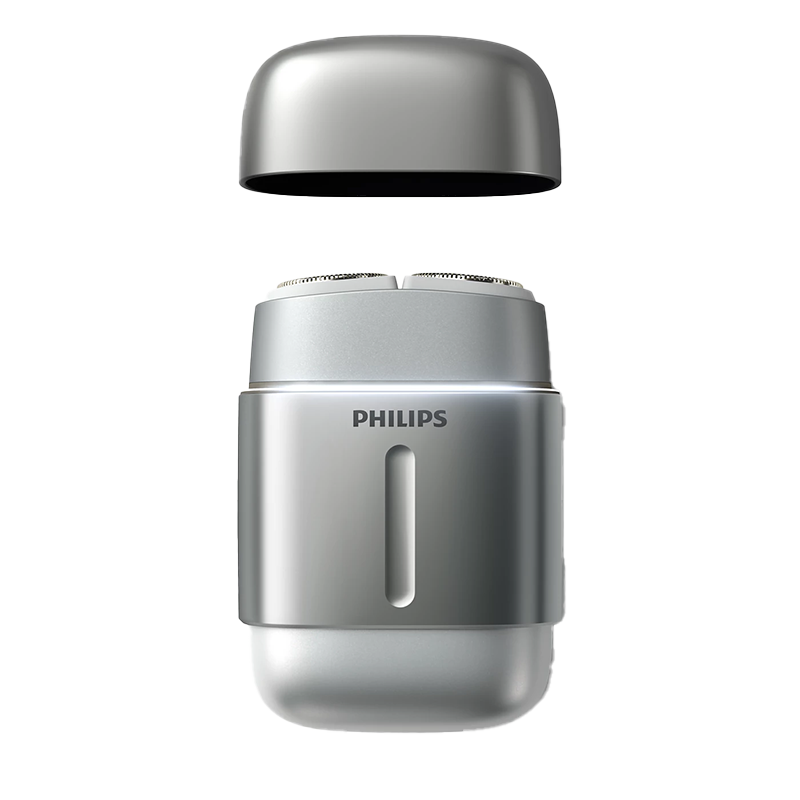 飞利浦(PHILIPS)电动剃须刀鹅卵石电动男士PRO刮胡刀差旅便携款 S906太空银高清大图
