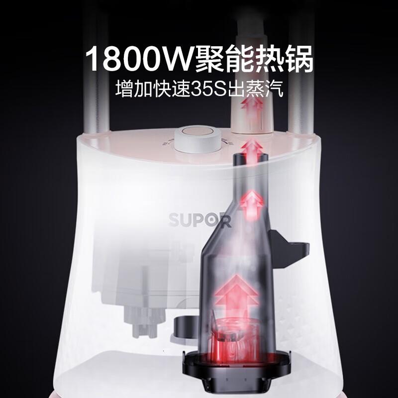 苏泊尔(SUPOR)1800瓦 功率35g/min大蒸汽 双杆蒸汽挂烫机GS30AP-18
