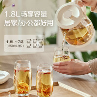 苏泊尔(SUPOR)养生壶1.8L大容量煮茶器煮茶壶304不锈钢电水壶保温花茶壶烧水壶带滤网 SW-18YJ15A