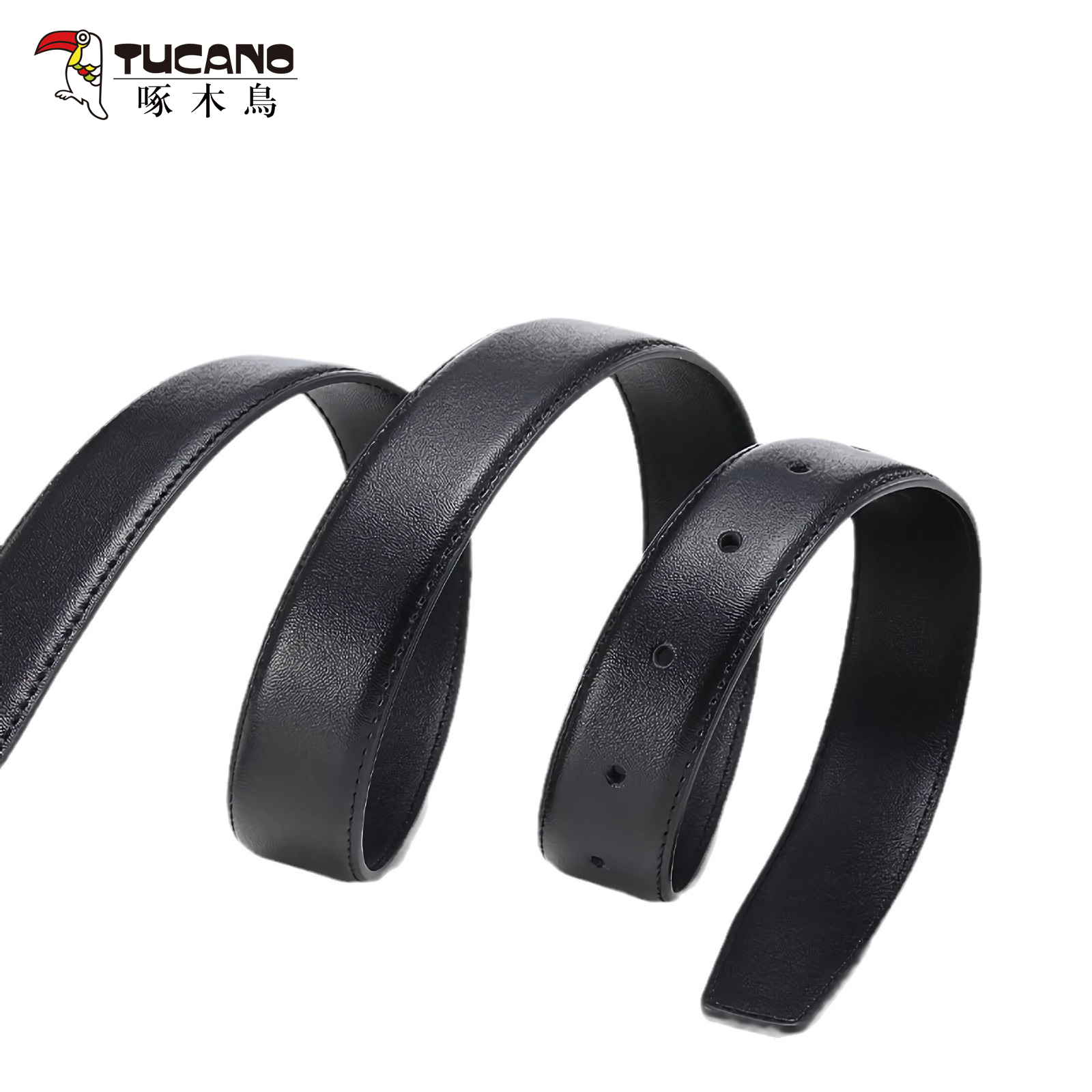 啄木鸟小皮带腰带细配西裤简约百搭牛仔裤带真品2025新款装饰木裤高清大图