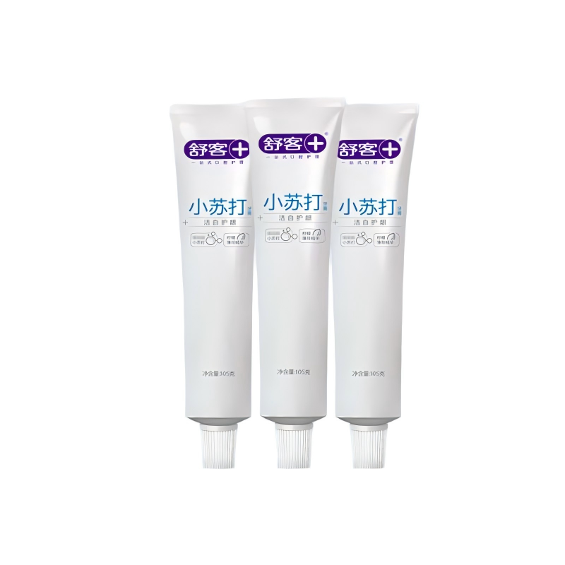 舒客洁白细护小苏打牙膏(清爽柠檬香型)105克*3