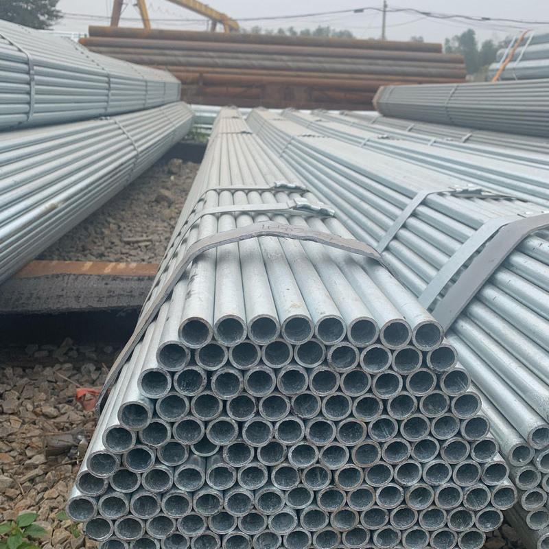 镀锌钢管空心圆管6米dn20dn25dn100热镀锌32mm穿线管4分6分消防管镀锌