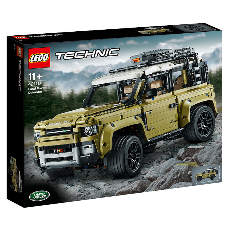 LEGO乐高机械组系列路虎卫士 Defender 模型42110 男孩女孩11岁+生日礼物 玩具积木