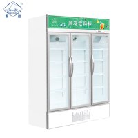 冰熊(bing xiong)LSD-1500FA冷冻风冷展示柜商用立式冰柜冷柜 大容量展示柜超市冰淇淋速冻冰箱
