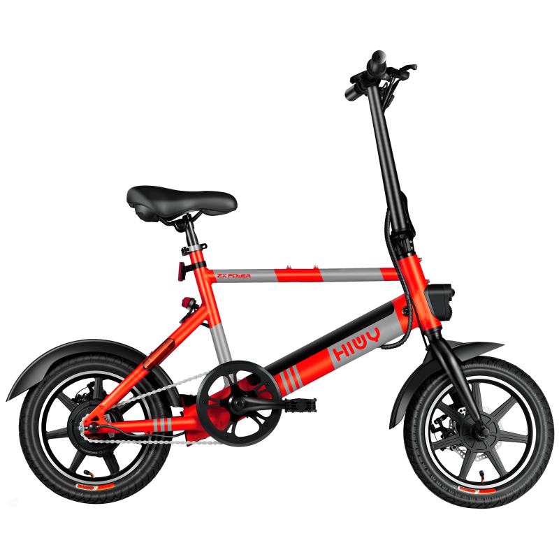 中新动力(ZX POWER)电动车HIWY 锂电电动车玄武黑7.5AH 可折叠电动车 14寸电动车
