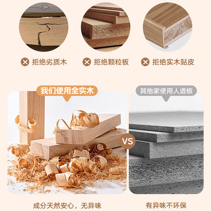 实木上下床双层床两层高低床双人床小户型儿童床上下铺木床子母床高清大图