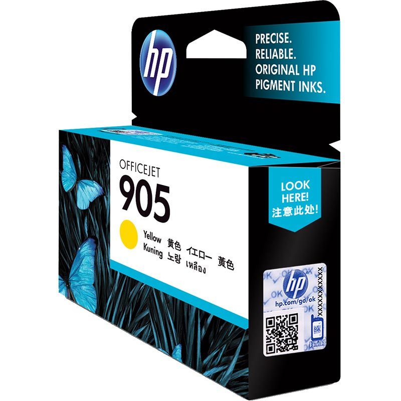 惠普(HP)T6L97AA 905 黄色原装墨盒 (适用 HP OJ6960 6970)
