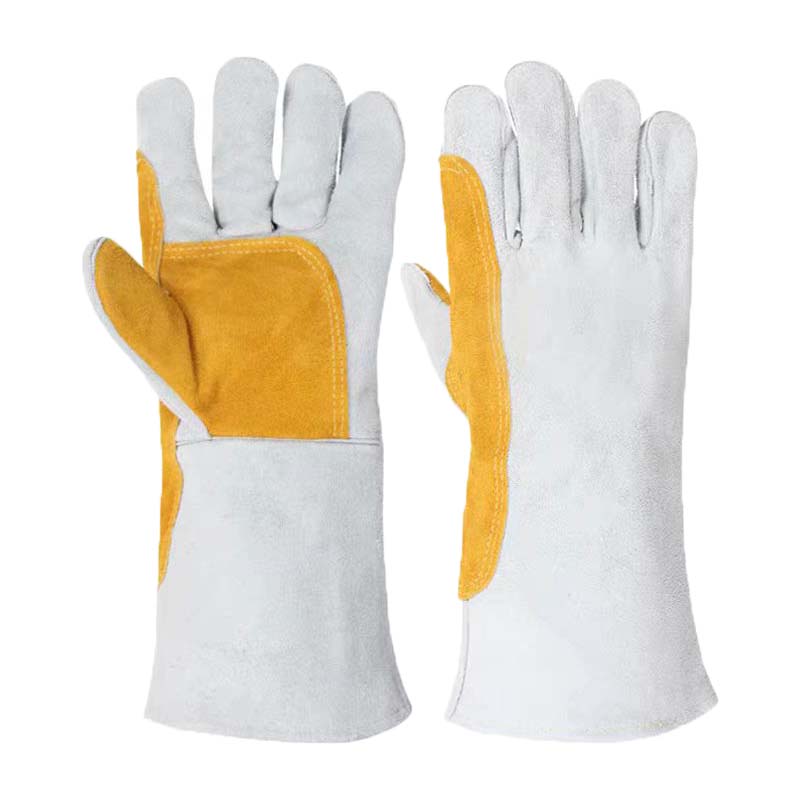 盾铁侠电焊手套羊皮36cm/个高清大图