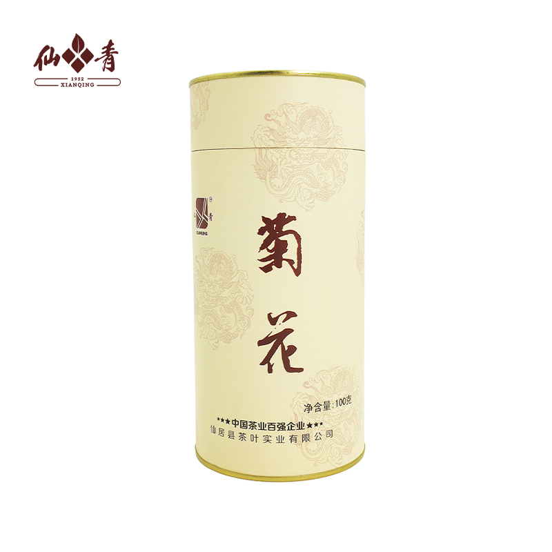 仙青一级菊花(杭白菊)100g罐装高清大图