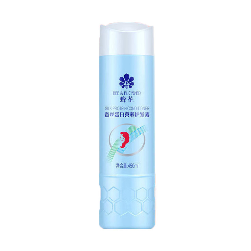 蜂花(BEE&FLOWER)护发素顺滑补水修护改善干枯毛躁 丝肽精华护发素450m