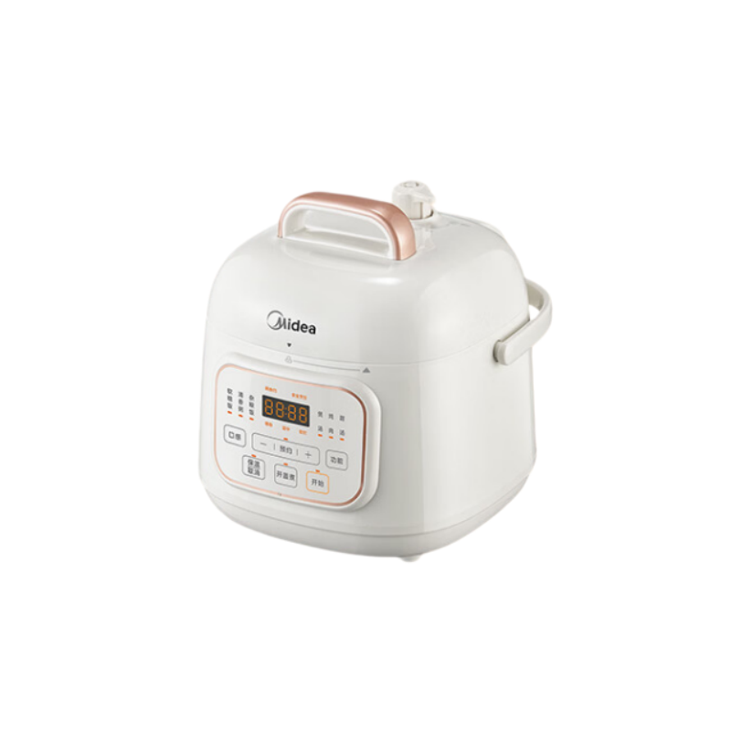 美的(Midea) MY-E2925G 电压力锅 1.8L 小型1-3人 0涂层迷你饭煲 全自动智能预约