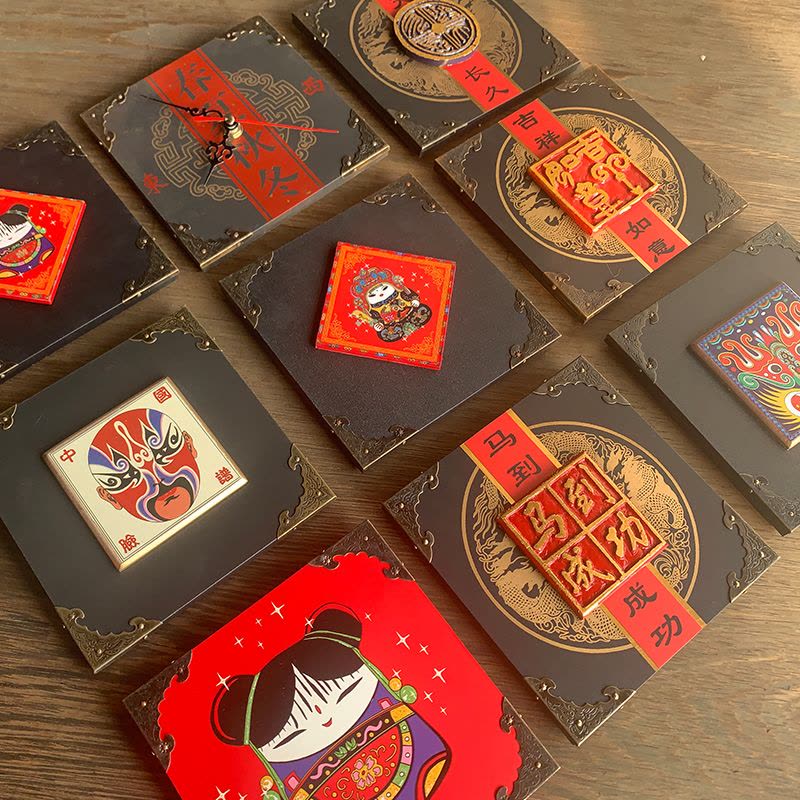 福人福地伴手礼国风国潮礼品客厅中式铜花角摆件精致创意玄关桌面电视酒柜装饰品图片