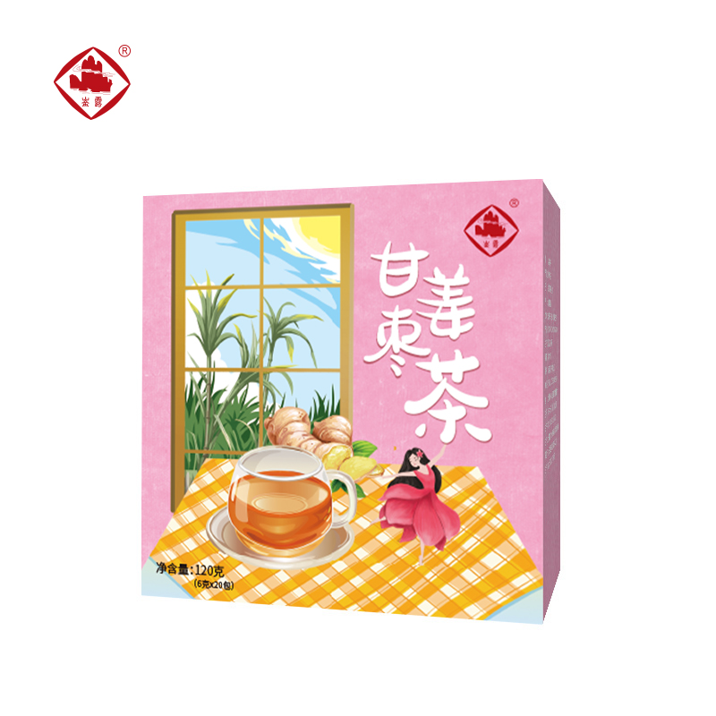 崟露甘姜枣茶120克盒(6g*20包)高清大图