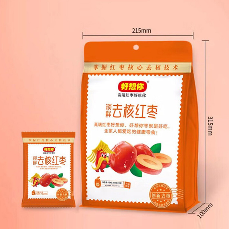 好想你大枣免洗即食一口鲜甜二级锁鲜去核红枣280g*1袋