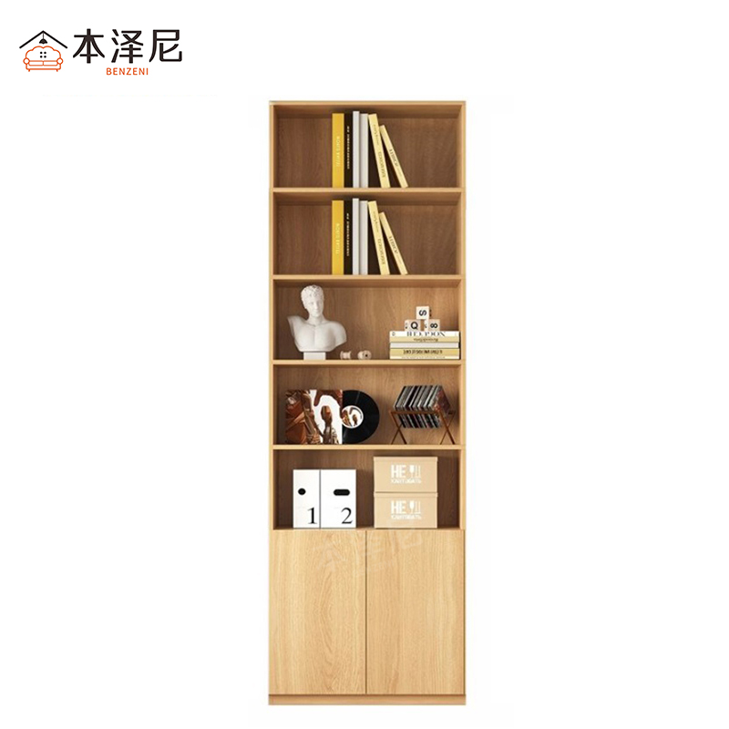 本泽尼 书柜 HTZ-SJ8320 800*300*2000mm 组高清大图