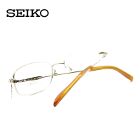 Seiko精工眼镜架女近视眼镜框超小椭圆脸时尚纯钛全框眼镜H01060