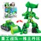 咖宝车神之重工战队推土丹比吊车库兰工程汽车变形机器人玩具卡阿