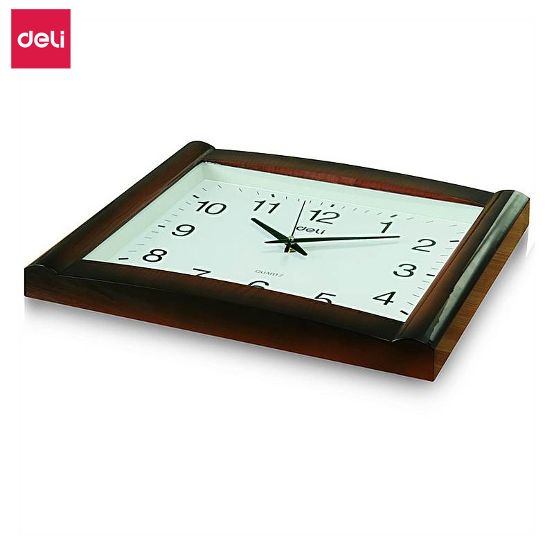得力(deli) M 9008挂钟(土棕)(只)40*35cm G